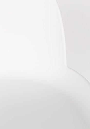 ZUIVER Albert Kuip barkrakk, m ryggsttte og fotsttte - hvit polypropylen/naturlig ask (65cm)