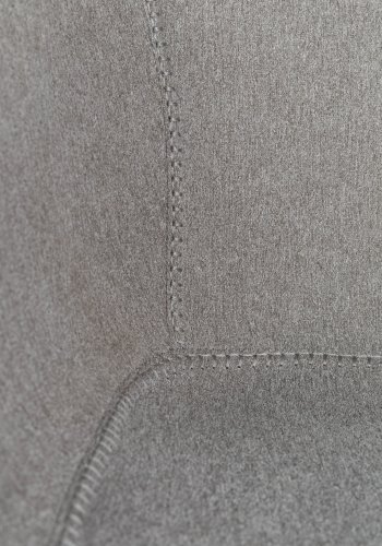 ZUIVER Feston barkrakk, med ryggsttte, armlener og fotsttte - gr polyester og svart stl (65cm)