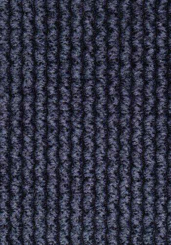 ZUIVER Benson barkrakk, m ryggsttte og fotsttte - mrkebl flyels polyester/nylon og sort stl (64,5 cm)