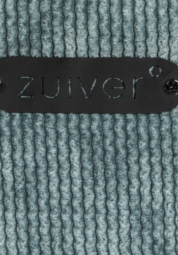 ZUIVER Benson barkrakk, m ryggsttte og fotsttte - grbl flyels polyester/nylon og sort stl (64,5 cm)