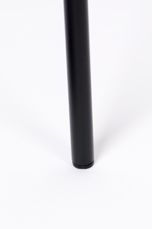 WHITE LABEL LIVING Donny barkrakk, m. ryggsttte og fotsttte - grtt stoff og stl