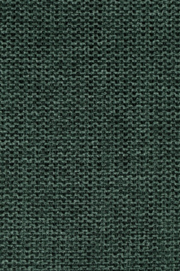 WHITE LABEL LIVING Jolien benkestol, med ryggsttte og fotsttte - mrkegrnn polyester og gullstl