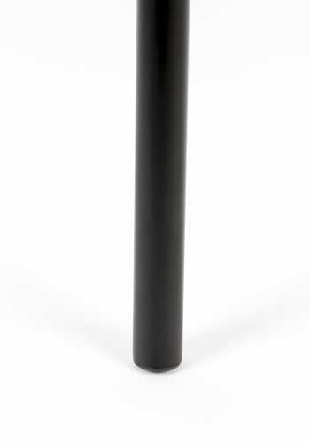 ZUIVER Jort barkrakk, med ryggsttte og fotsttte - naturlig rotting og sort stl (66,5 cm)