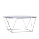 VENTURE DESIGN Österlen Sofabord Österlen Sofabord - Slv Krom / Klart glass