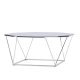 VENTURE DESIGN Österlen Sofabord Österlen Sofabord - Slv Krom / Klart glass