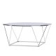 VENTURE DESIGN Österlen Sofabord Österlen Sofabord - Slv Krom / Klart glass