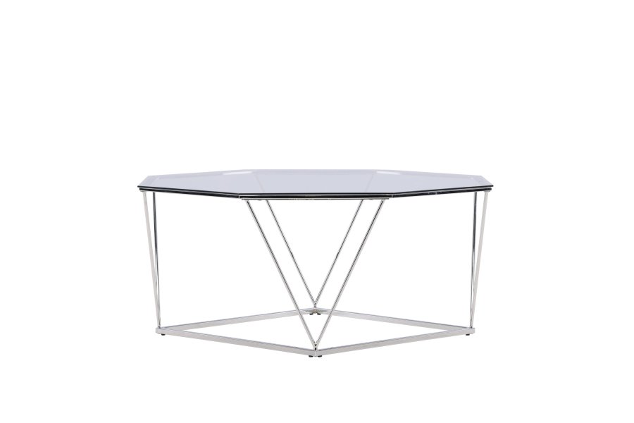 VENTURE DESIGN Österlen Sofabord Österlen Sofabord - Slv Krom / Klart glass