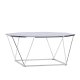 VENTURE DESIGN Österlen Sofabord Österlen Sofabord - Slv Krom / Klart glass