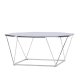 VENTURE DESIGN Österlen Sofabord Österlen Sofabord - Slv Krom / Klart glass
