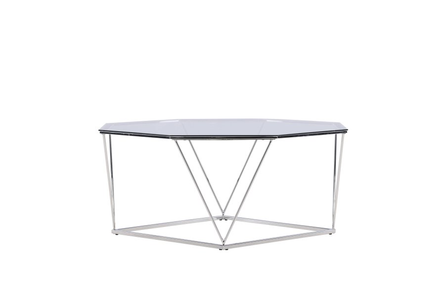 VENTURE DESIGN Österlen Sofabord Österlen Sofabord - Slv Krom / Klart glass