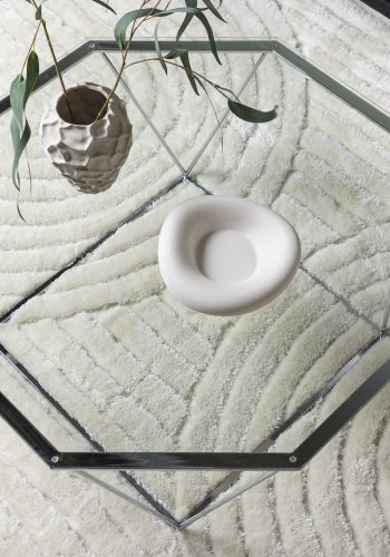 VENTURE DESIGN Österlen Sofabord Österlen Sofabord - Slv Krom / Klart glass