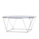VENTURE DESIGN Österlen Sofabord Österlen Sofabord - Slv Krom / Klart glass