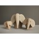 WOUD Nunu elefant liten - naturlig eik 