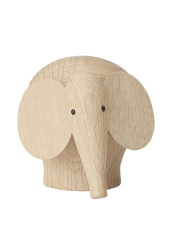 WOUD Nunu elefant liten - naturlig eik 