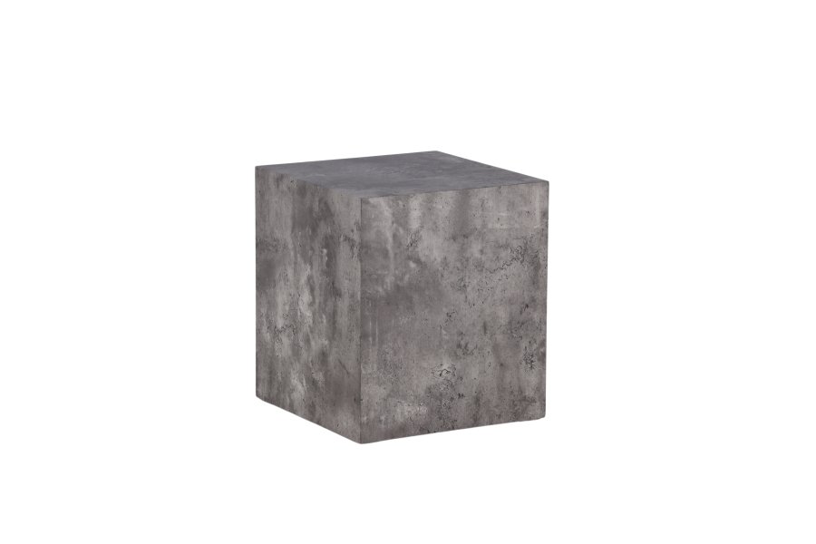 VENTURE DESIGN York Hyt salongbord, firkantet - mrkegr marmormnster MDF (40x40)