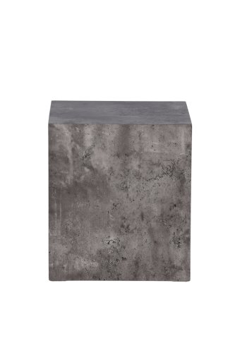 VENTURE DESIGN York Hyt salongbord, firkantet - mrkegr marmormnster MDF (40x40)