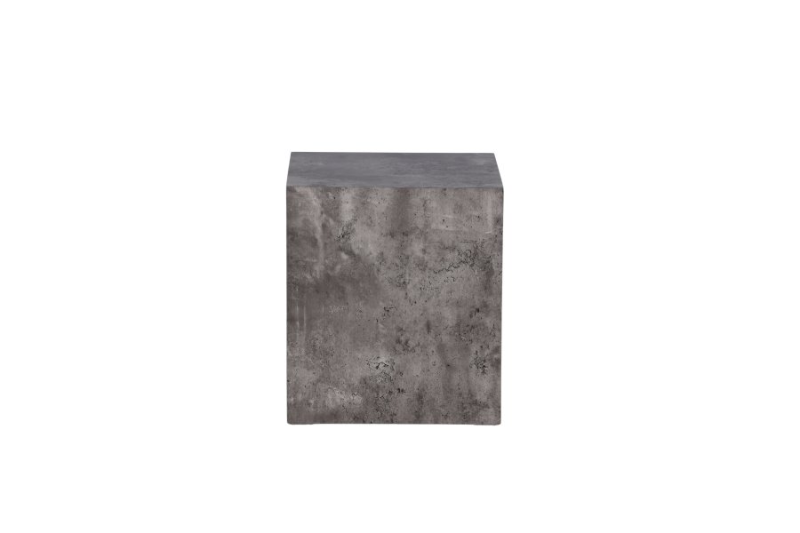 VENTURE DESIGN York Hyt salongbord, firkantet - mrkegr marmormnster MDF (40x40)