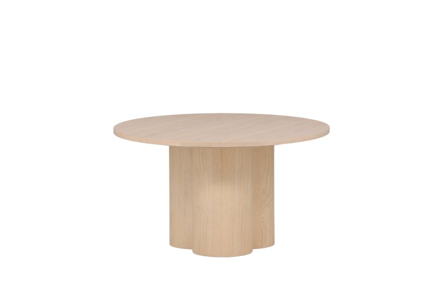 VENTURE DESIGN Olivia salongbord, rundt - hvitkalket finer (80)