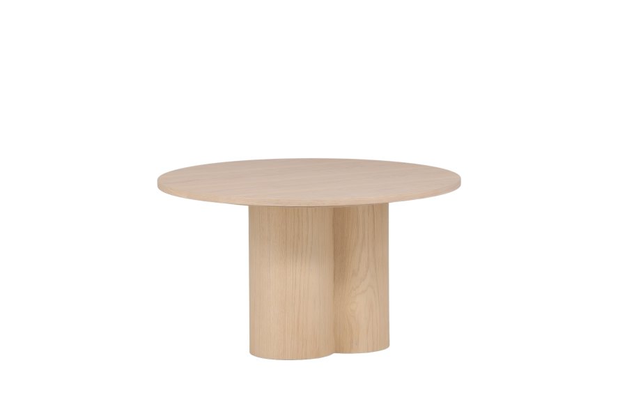 VENTURE DESIGN Olivia salongbord, rundt - hvitkalket finer (80)