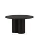 VENTURE DESIGN Olivia salongbord, rundt - svart finer (80)
