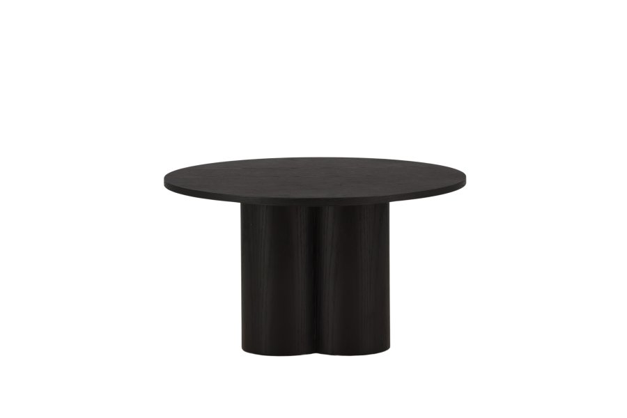 VENTURE DESIGN Olivia salongbord, rundt - svart finer (80)
