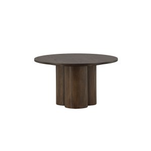 VENTURE DESIGN Olivia soffbord, runt - mockafaner (80)