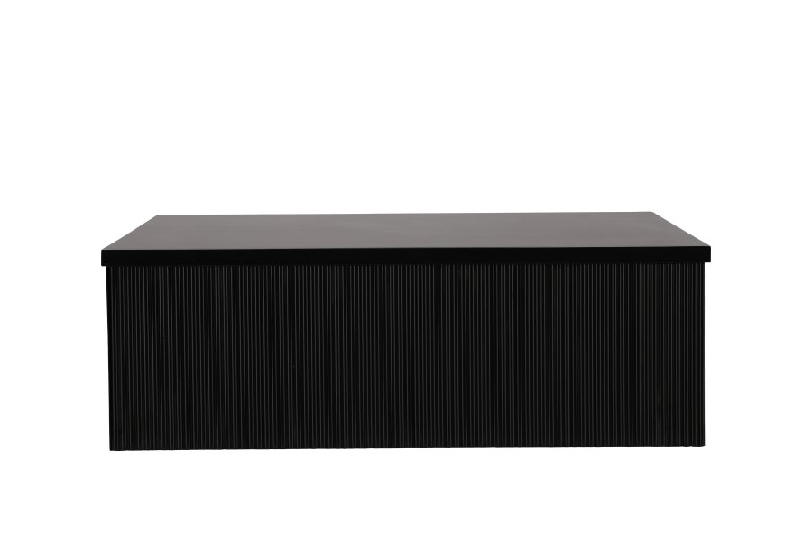 VENTURE DESIGN Lenox salongbord, firkantet - svart MDF (90x90)