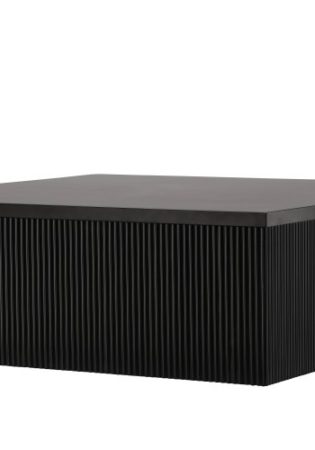 VENTURE DESIGN Lenox salongbord, firkantet - svart MDF (90x90)