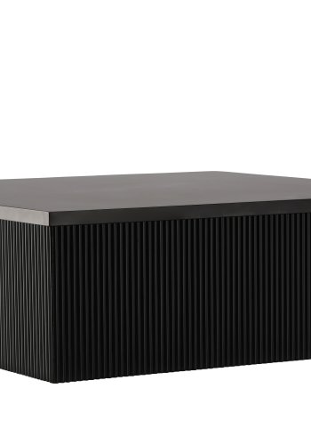 VENTURE DESIGN Lenox salongbord, firkantet - svart MDF (90x90)