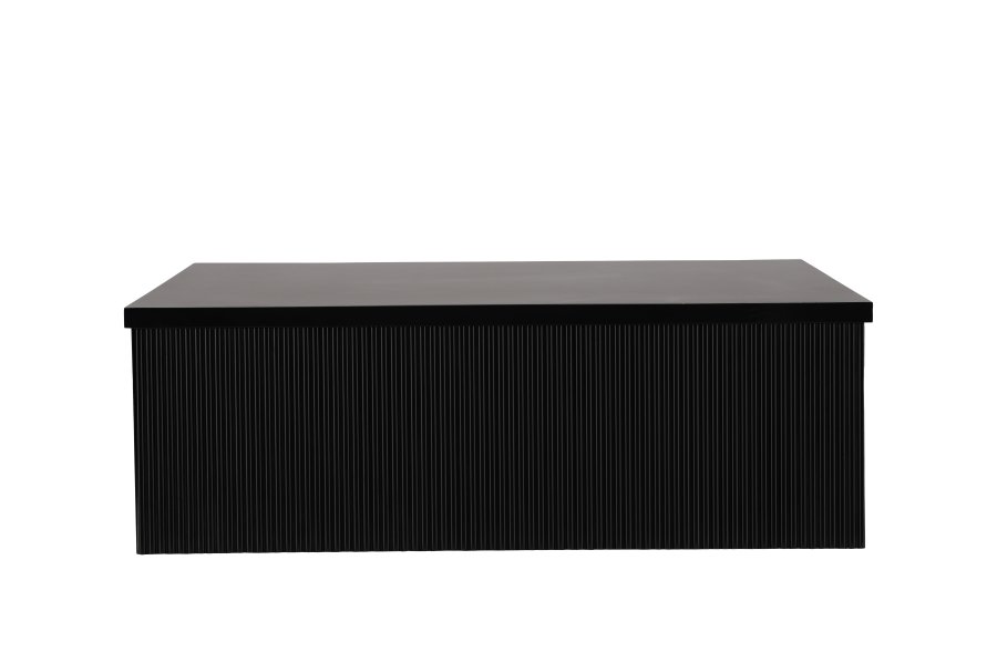 VENTURE DESIGN Lenox salongbord, firkantet - svart MDF (90x90)