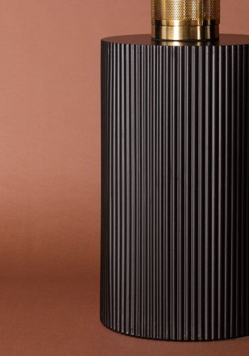 VENTURE DESIGN Lenox sidebord, rundt - svart MDF (30,5)