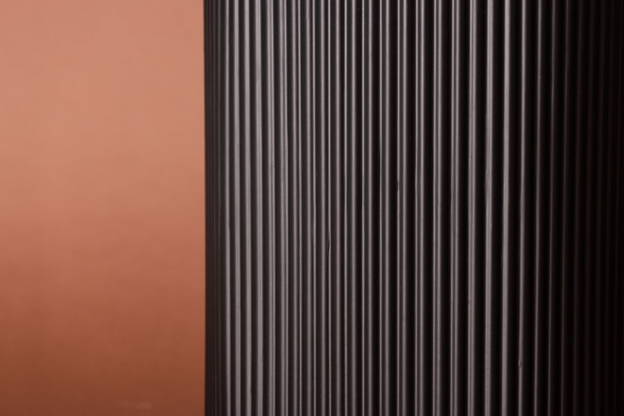 VENTURE DESIGN Lenox sidebord, rundt - svart MDF (30,5)