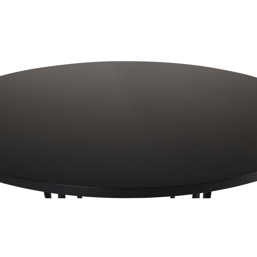 VENTURE DESIGN Copenhagen spisebord - svart MDF og svart metall (140)