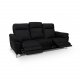 Selesta 3-seters sofa - svart stoff
