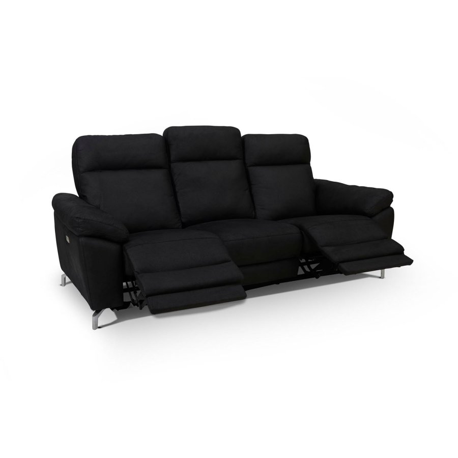 Selesta 3-seters sofa - svart stoff