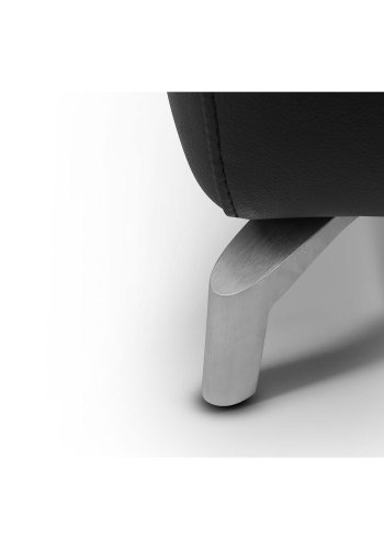 Selesta 2-manns sofa - sort skinn