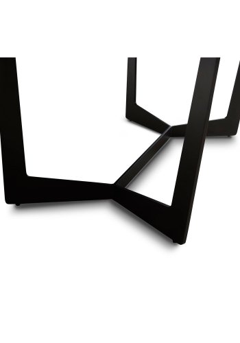 Esstisch Tokyo – Braun/Schwarznuss/Metall, mit Schmetterlingstischplatte (200(250)x100)