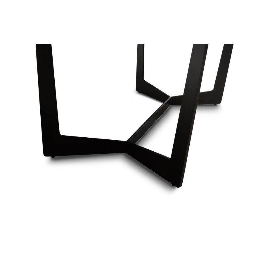 Esstisch Tokyo – Braun/Schwarznuss/Metall, mit Schmetterlingstischplatte (200(250)x100)