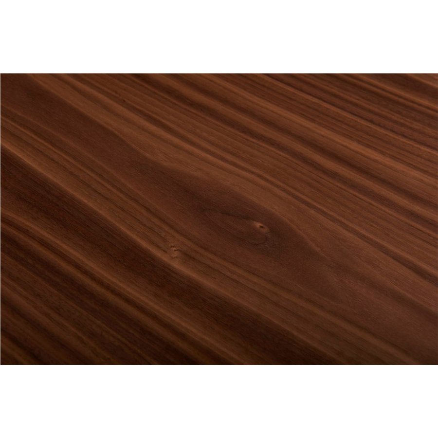 Esstisch Tokyo – Braun/Schwarznuss/Metall, mit Schmetterlingstischplatte (200(250)x100)