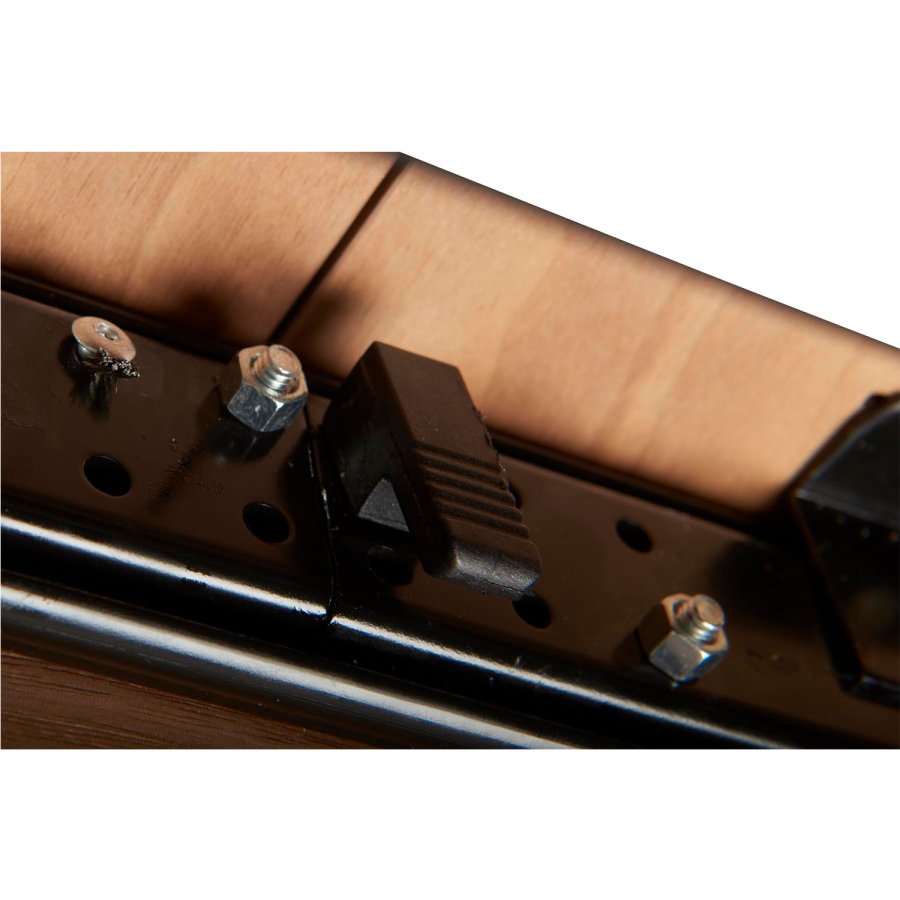 Esstisch Tokyo – Braun/Schwarznuss/Metall, mit Schmetterlingstischplatte (200(250)x100)