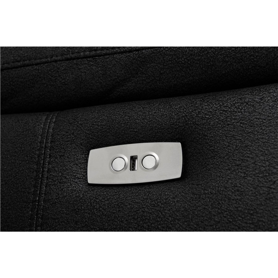 Selesta 3-seters sofa - svart stoff