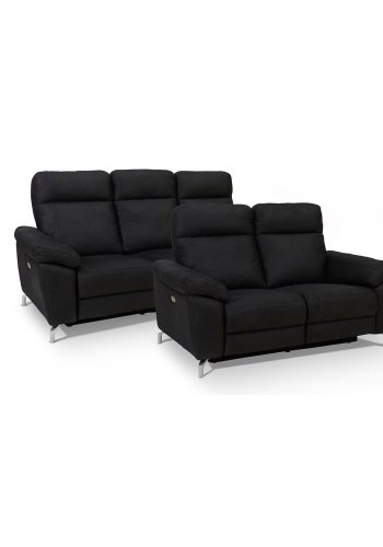 Selesta 2-manns sofa - sort stoff