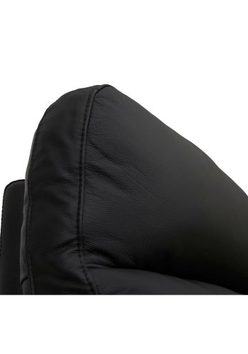 Selesta 3 seter sofa - svart skinn