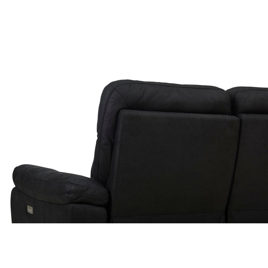 Selesta 3-seters sofa - svart stoff
