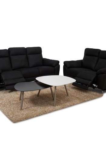 Selesta 3-seters sofa - svart stoff