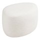 HOUSE NORDIC Hilo puff, trekantig - offwhite chenille polyestertyg (55x40)