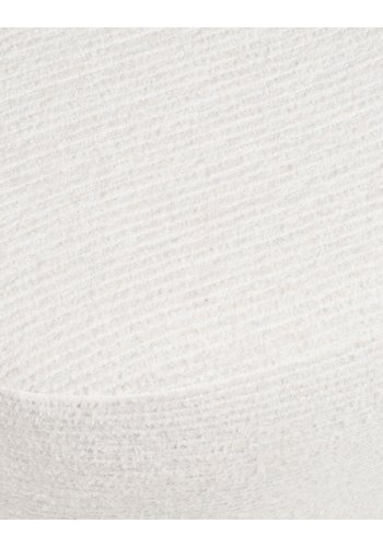 HOUSE NORDIC Hilo puff, trekantig - offwhite chenille polyestertyg (55x40)