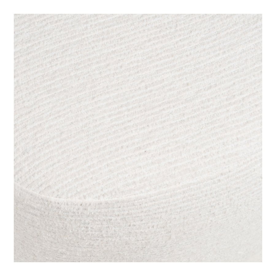 HOUSE NORDIC Hilo puff, trekantig - offwhite chenille polyestertyg (55x40)