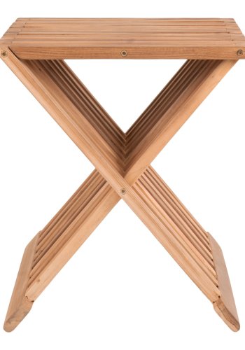 HOUSE NORDIC Erto krakk, rektangulr - naturlig teak (40x35)