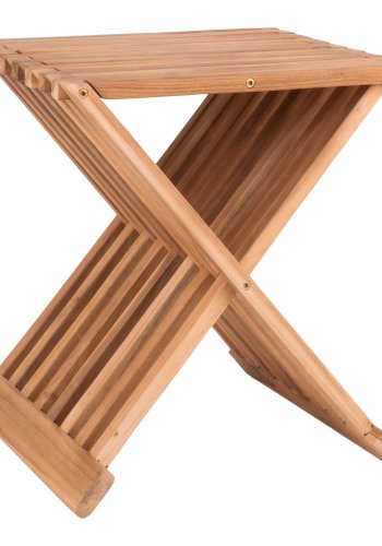HOUSE NORDIC Erto krakk, rektangulr - naturlig teak (40x35)